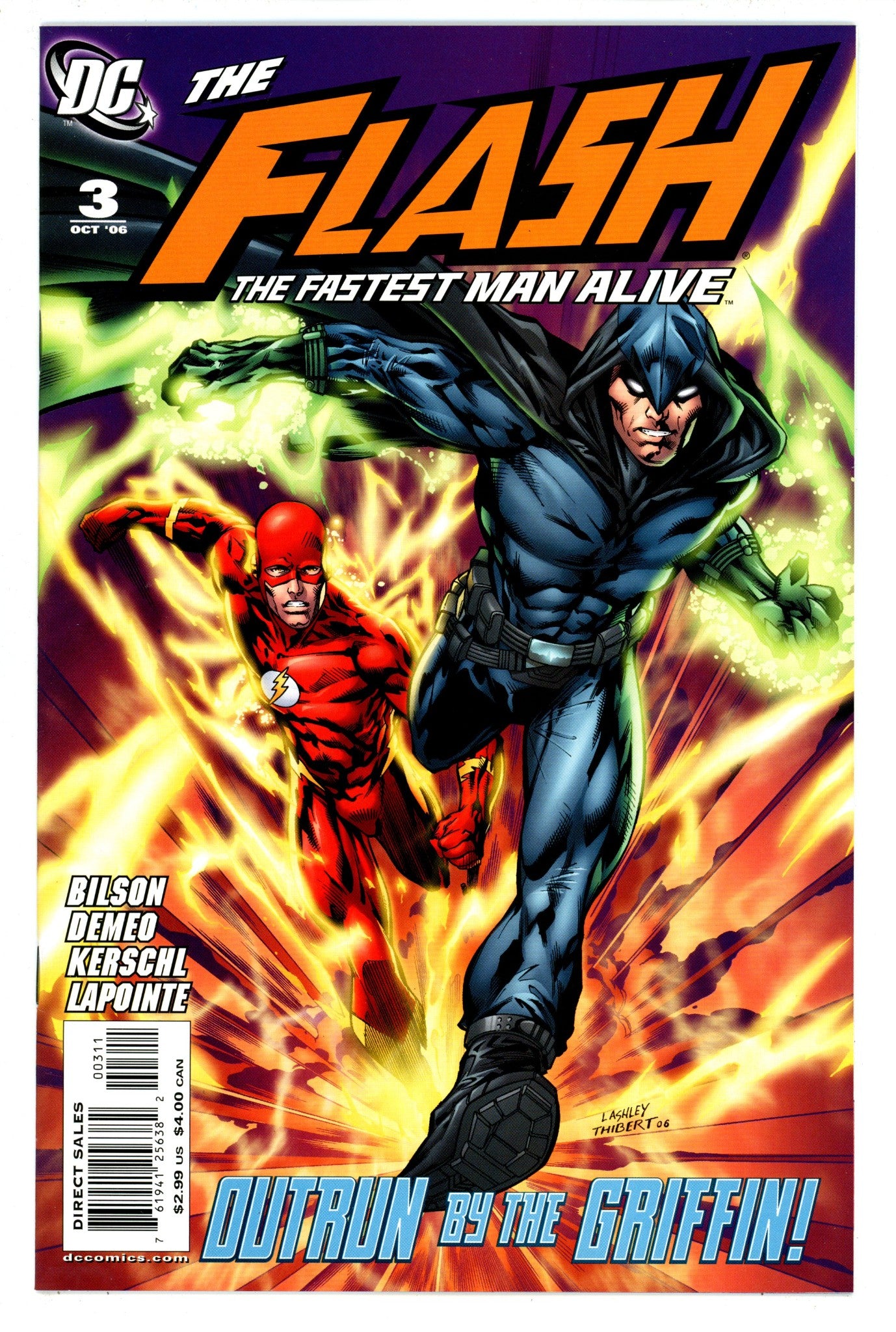 Flash: The Fastest Man Alive Vol 1 3 High Grade (2006) 