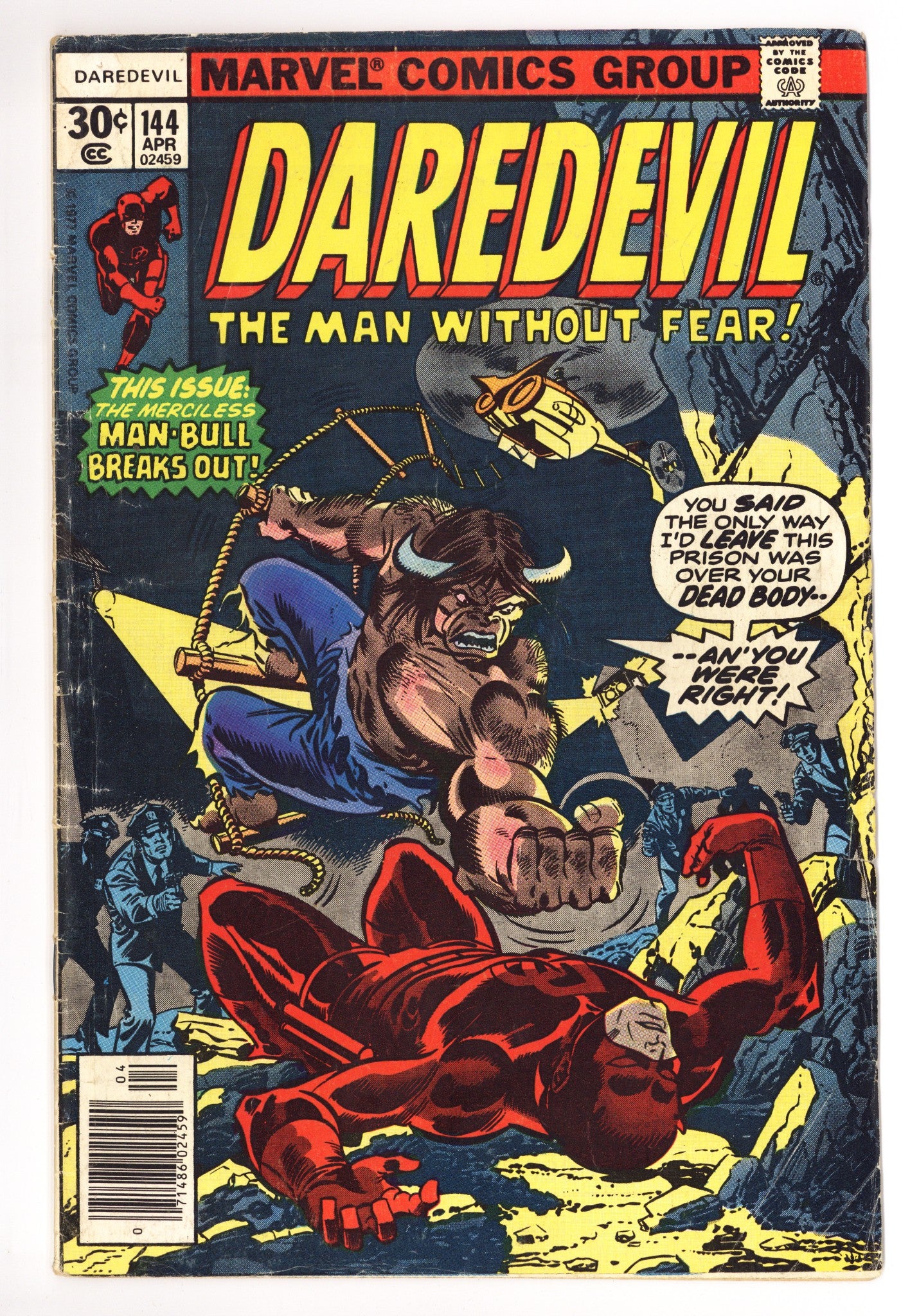 Daredevil Vol 1 144 Very Low Grade (1977) 