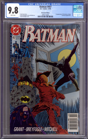 Batman Vol 1 457 CGC 9.8 (NM/M) (1990) Newsstand