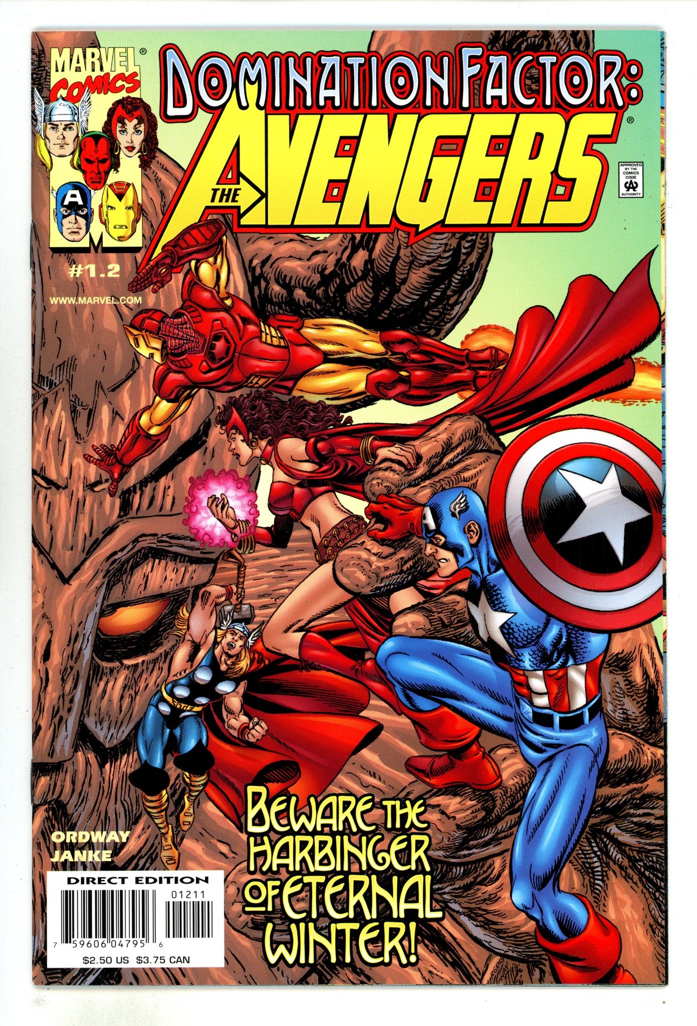 Domination Factor: Avengers 1 (1.2) High Grade (1999) 