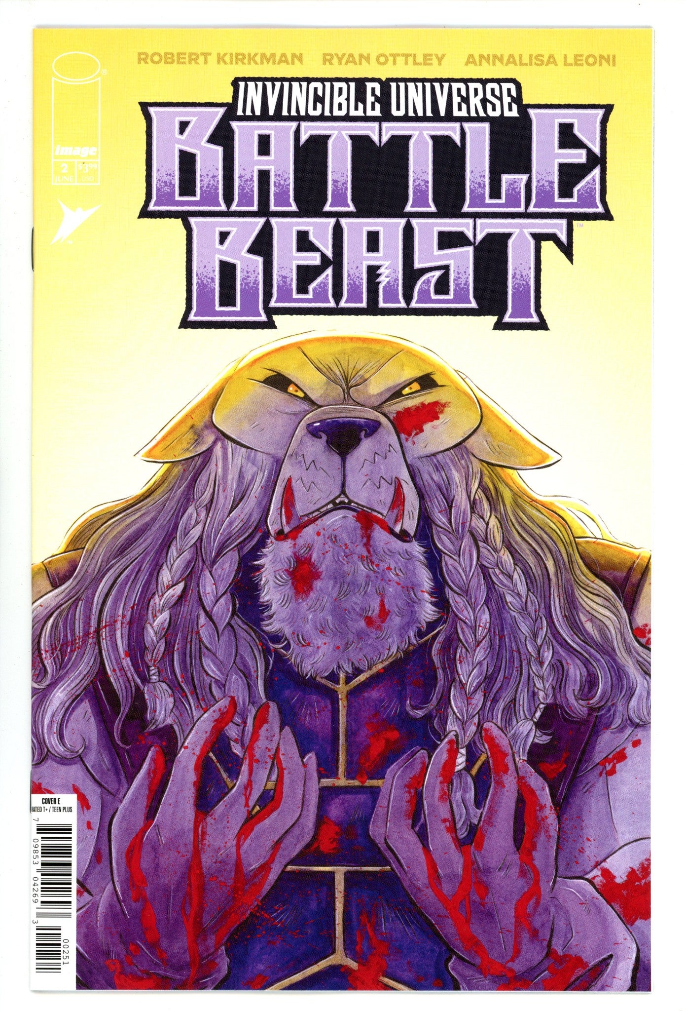 Invincible Universe Battle Beast 2 Lenox Incentive Variant NM (2025)