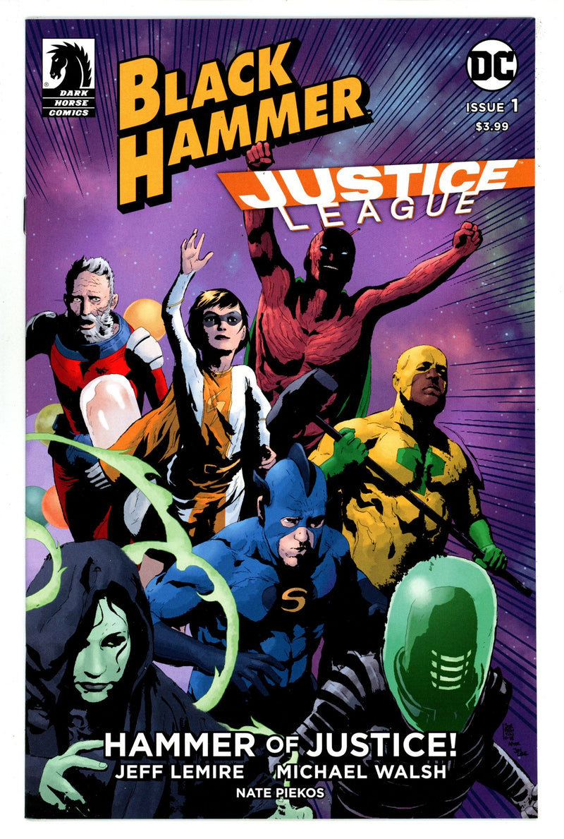 Black Hammer / Justice League: Hammer of Justice! 1 High Grade (2019) Sorrentino Variant 