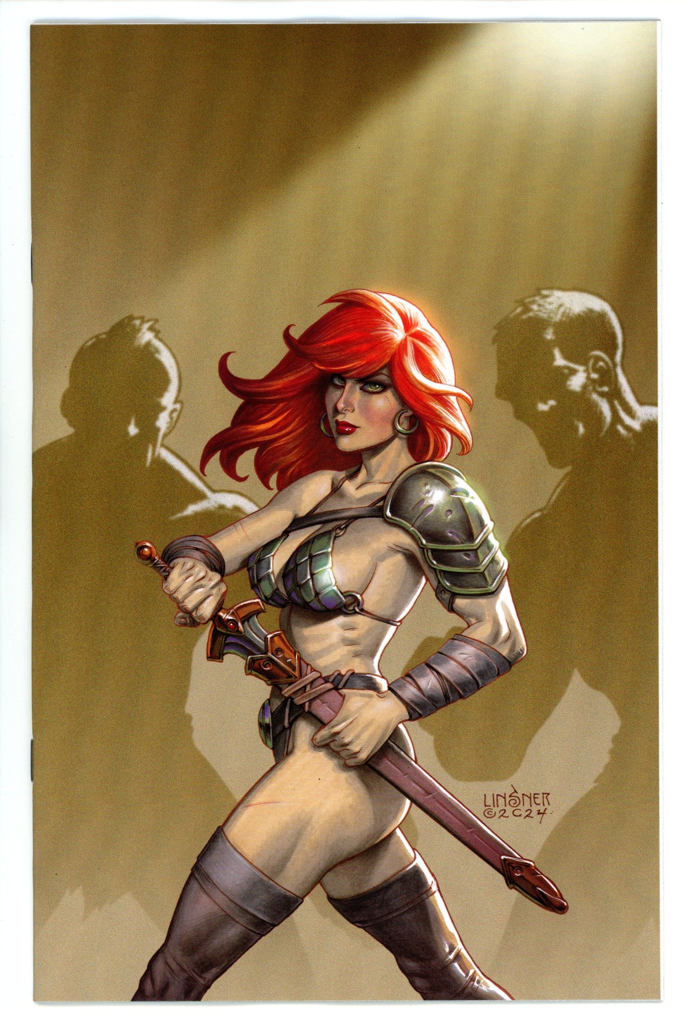 Red Sonja Empire Damned 2 Linsner Virgin Incentive Variant NM- (2024)