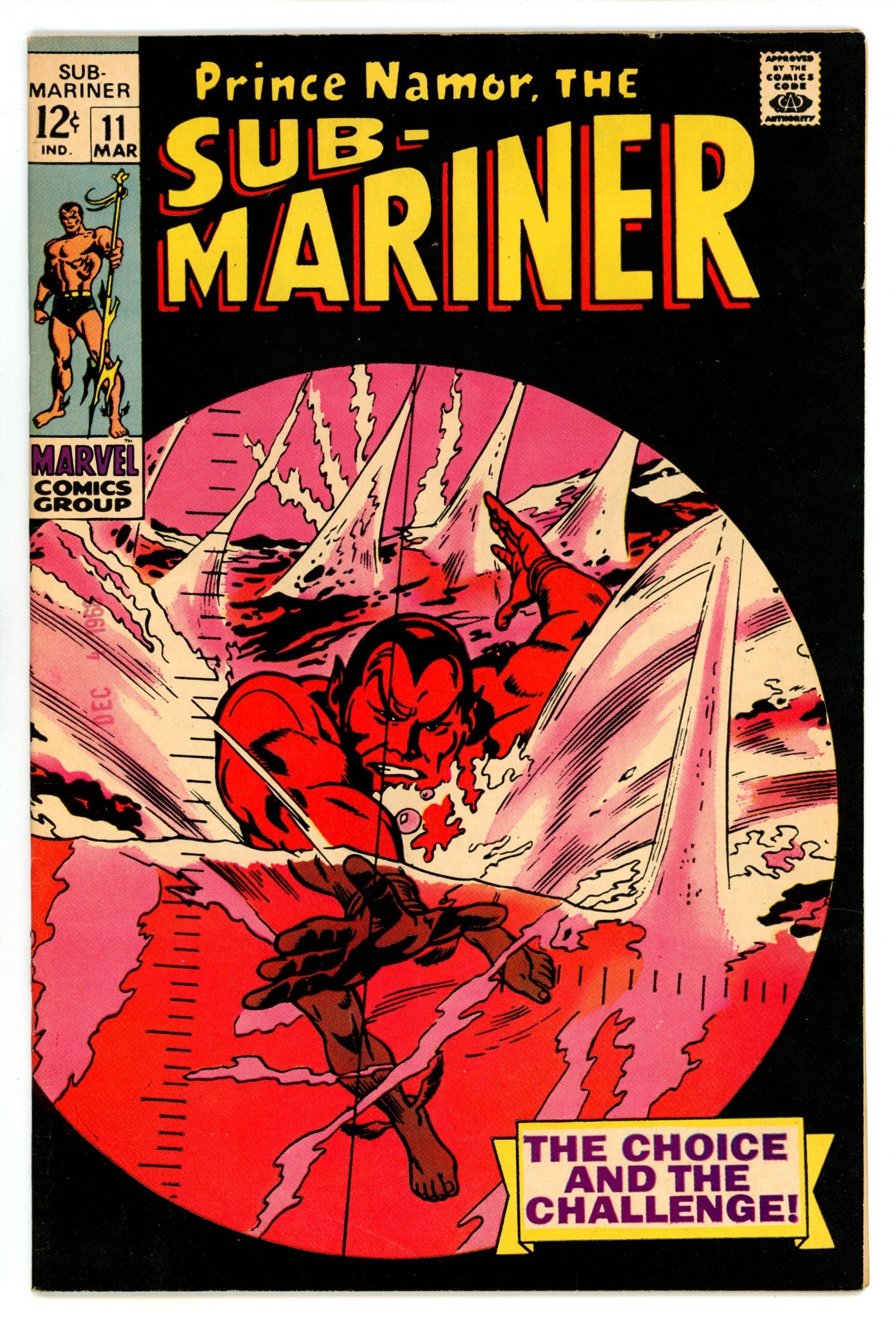 Sub-Mariner Vol 1 11 FN/VF (7.0) (1969) 