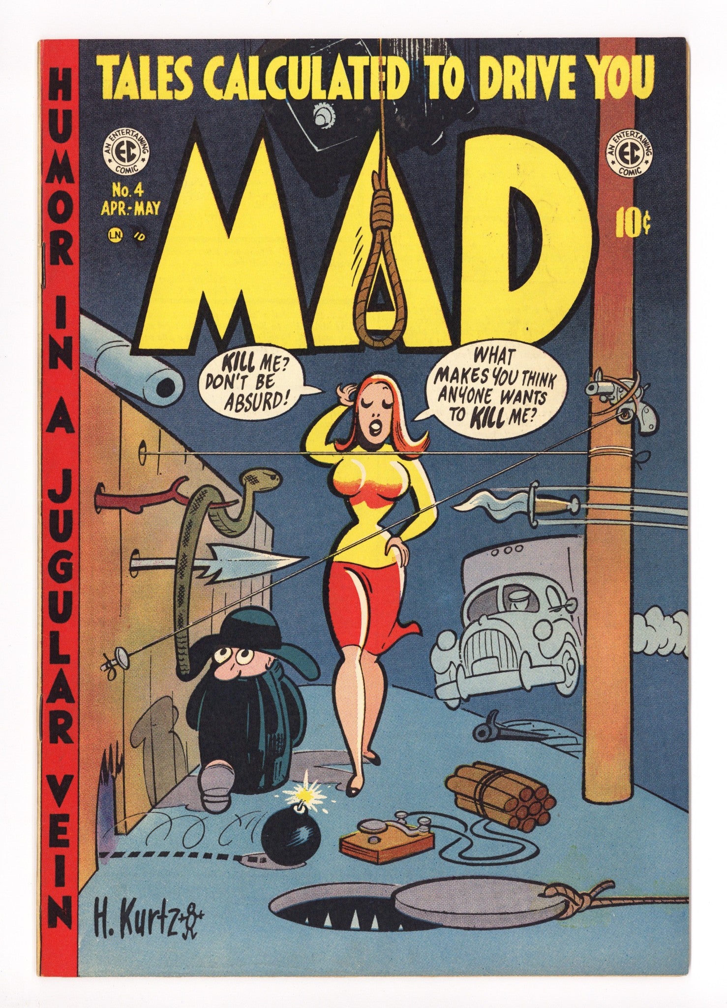 Mad 4 VF- (7.5) (1953) 