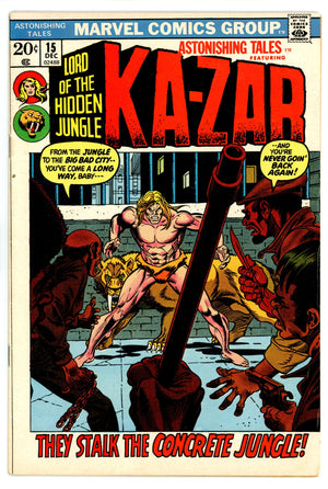 Astonishing Tales Vol 1 15 FN- (5.5) (1972) 