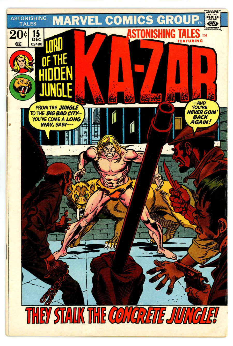 Astonishing Tales Vol 1 15 FN- (5.5) (1972) 
