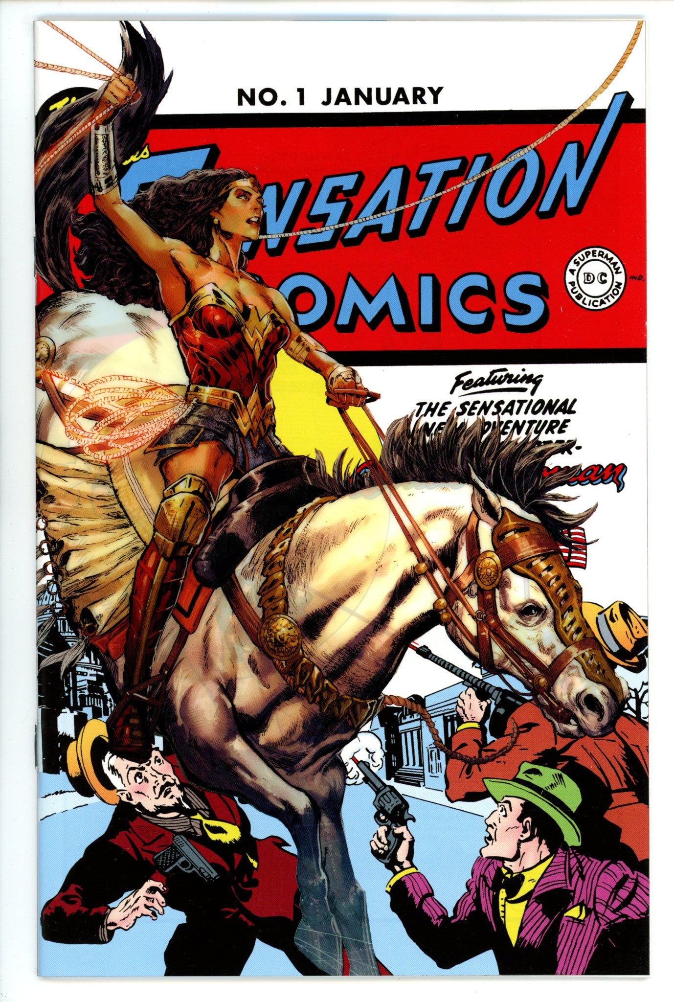 Sensation Comics 1 Special Convention Exclusive [nn] NM- (9.2) (2017) Overlay Variant 