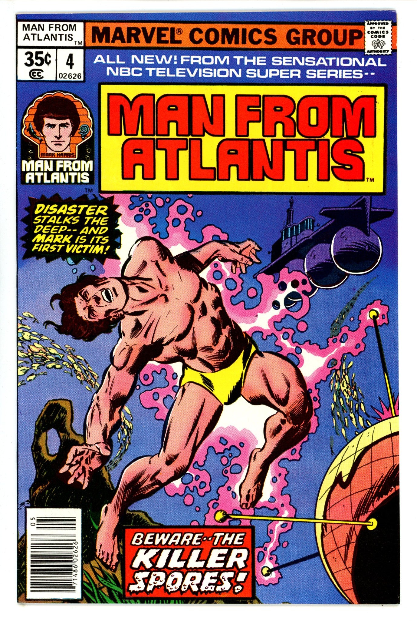 Man from Atlantis 4 VF/NM (1978)
