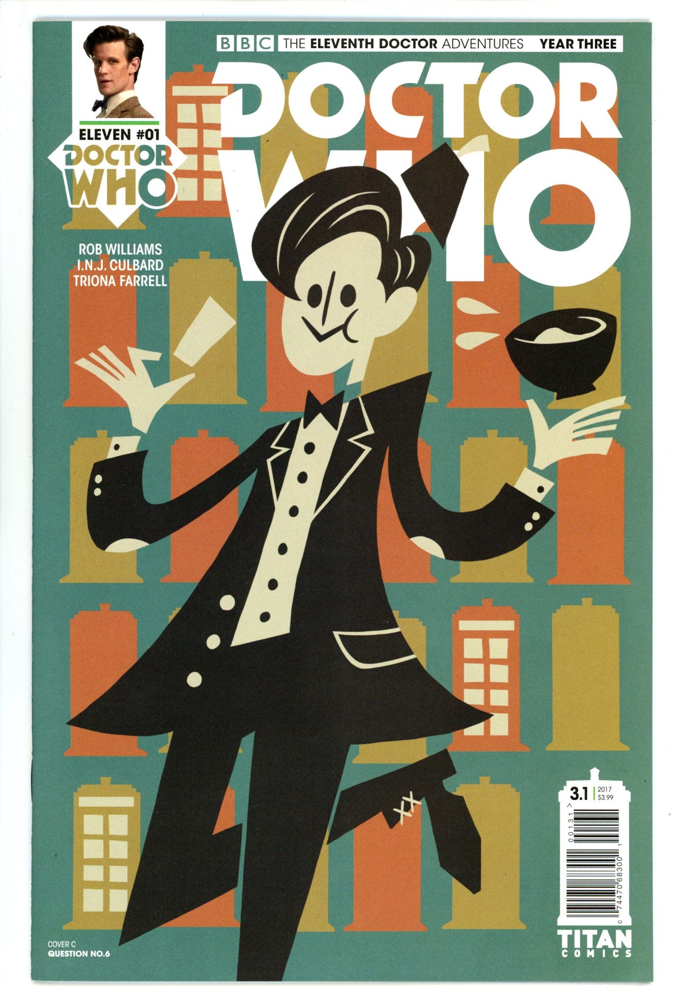 Doctor Who: The Eleventh Doctor, Year Three 1 High Grade (2017) 6 Variant 