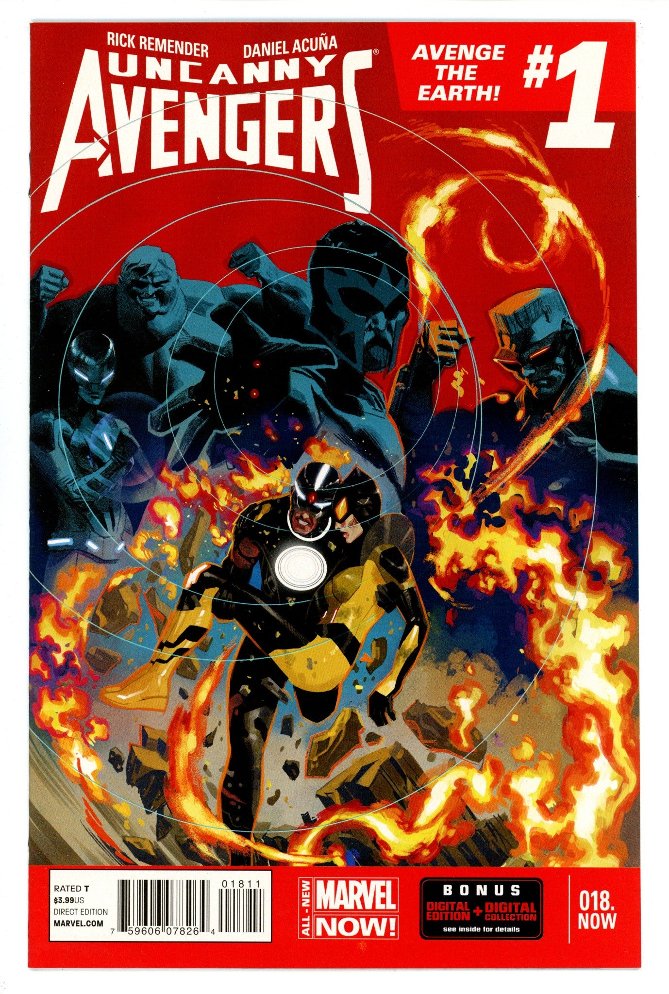Uncanny Avengers Vol 1 18.NOW High Grade (2014) 