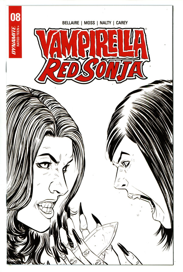 Vampirella / Red Sonja 8 High Grade (2020) Moss Sketch Incentive Variant