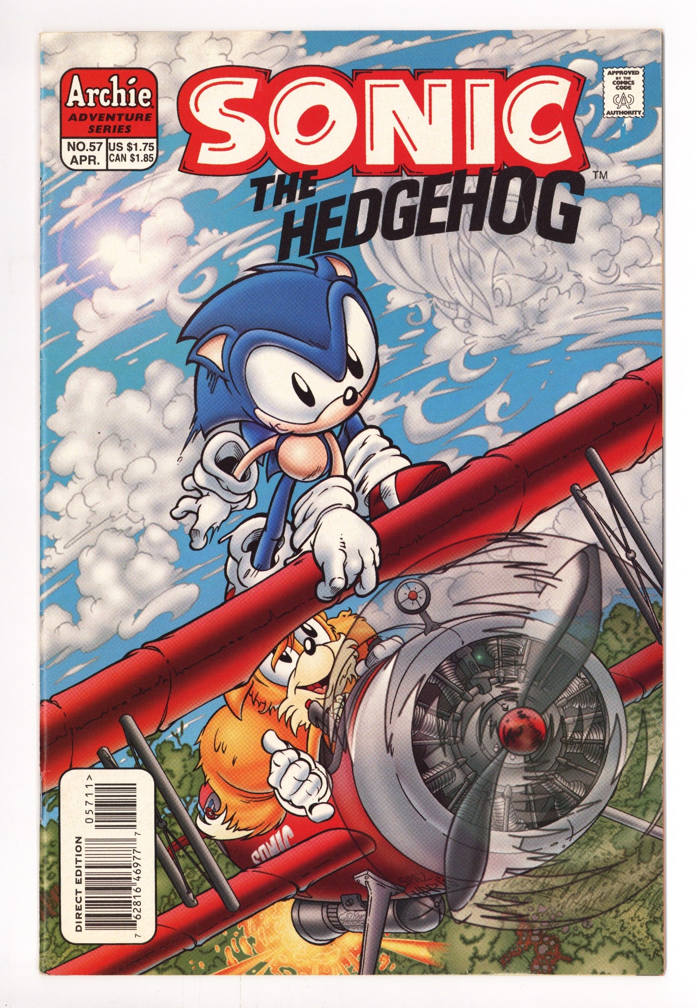 Sonic the Hedgehog Vol 2 57 Mid Grade (1998) 