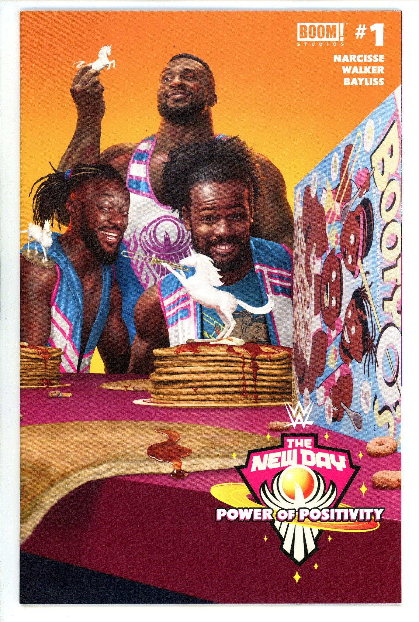 WWE The New Day: Power of Positivity 1 High Grade (2021) Rahzzah Variant 