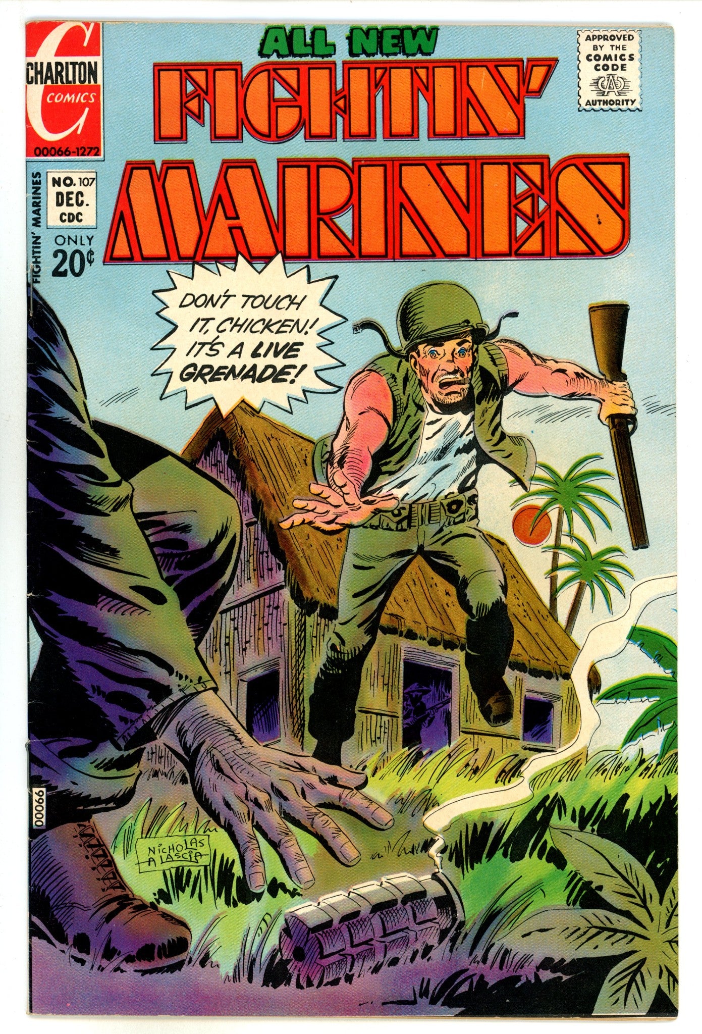 Fightin' Marines 107 FN+ (6.5) (1972) 