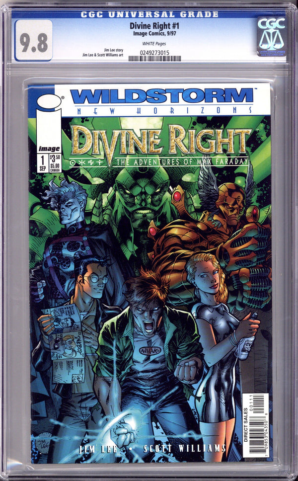 Divine Right 1 CGC 9.8 (NM/M) (1997)