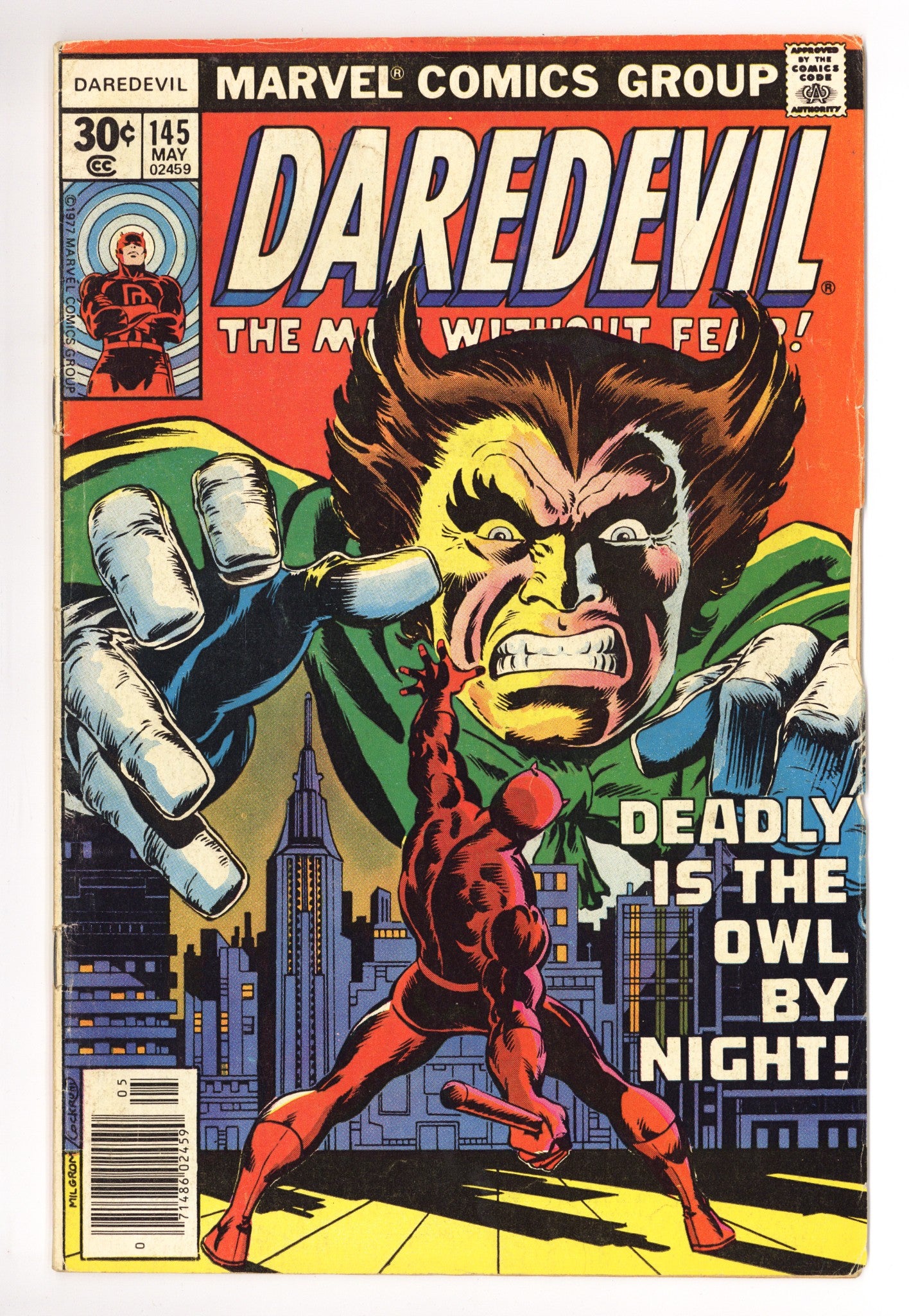 Daredevil Vol 1 145 Low Grade (1977) 