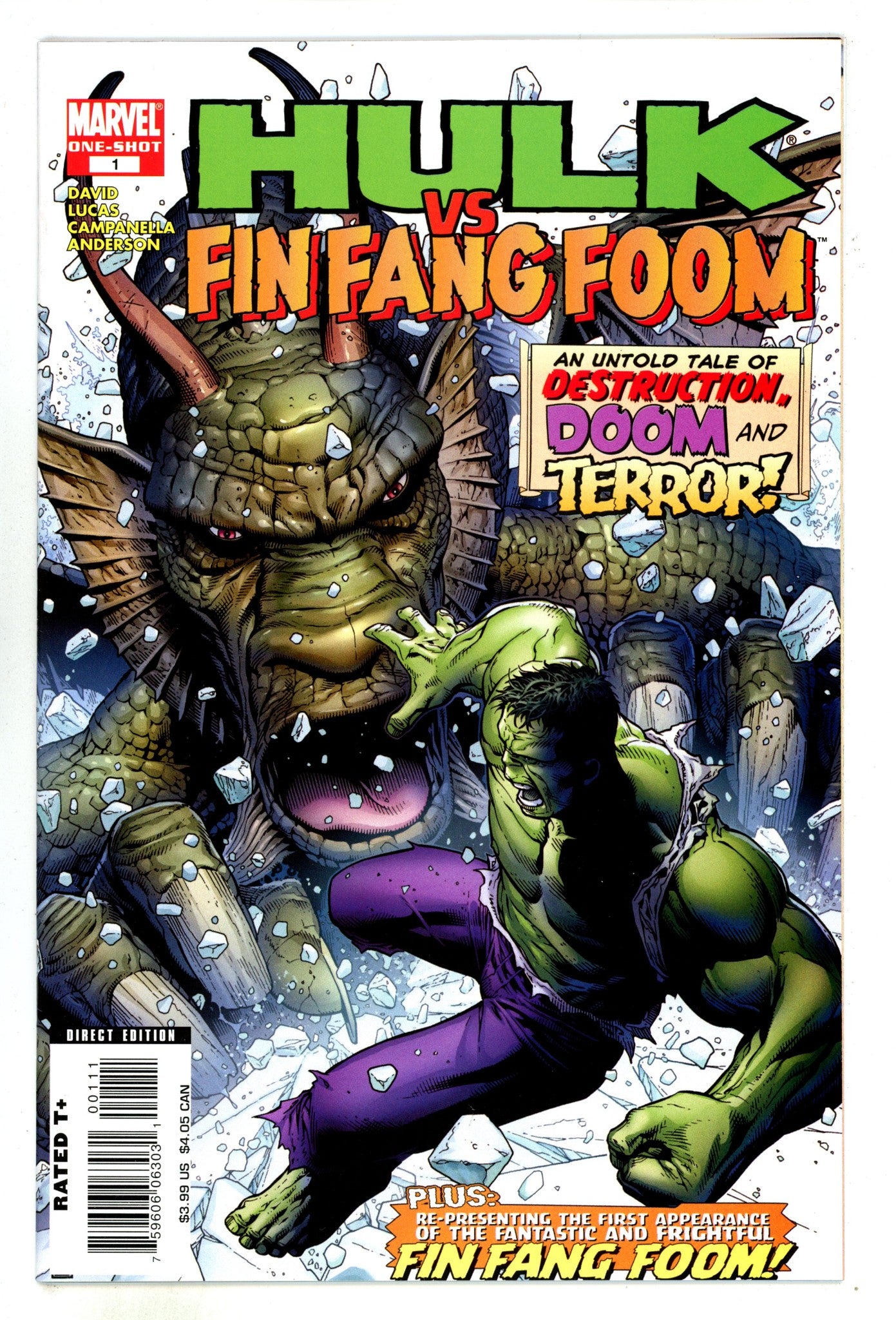 Hulk vs. Fin Fang Foom 1 High Grade (2008) 