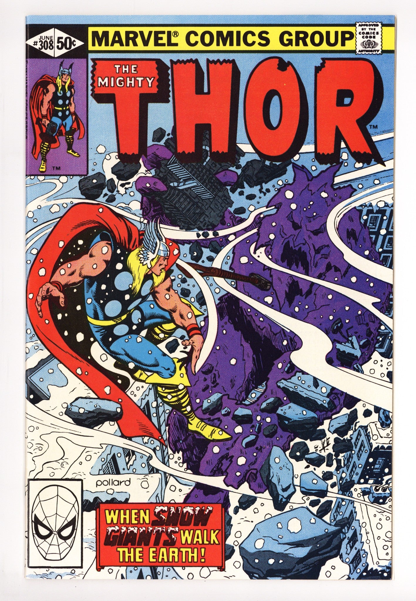 Thor Vol 1 308 High Grade (1981) 