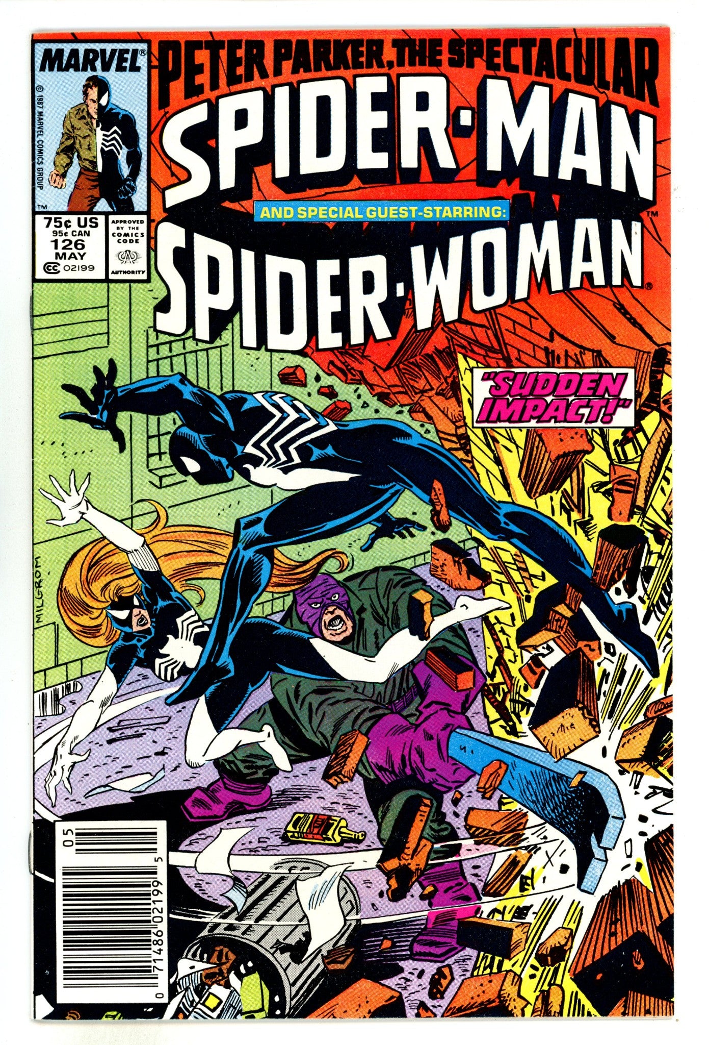 The Spectacular Spider-Man Vol 1 126 Mid Grade (1987) Newsstand 