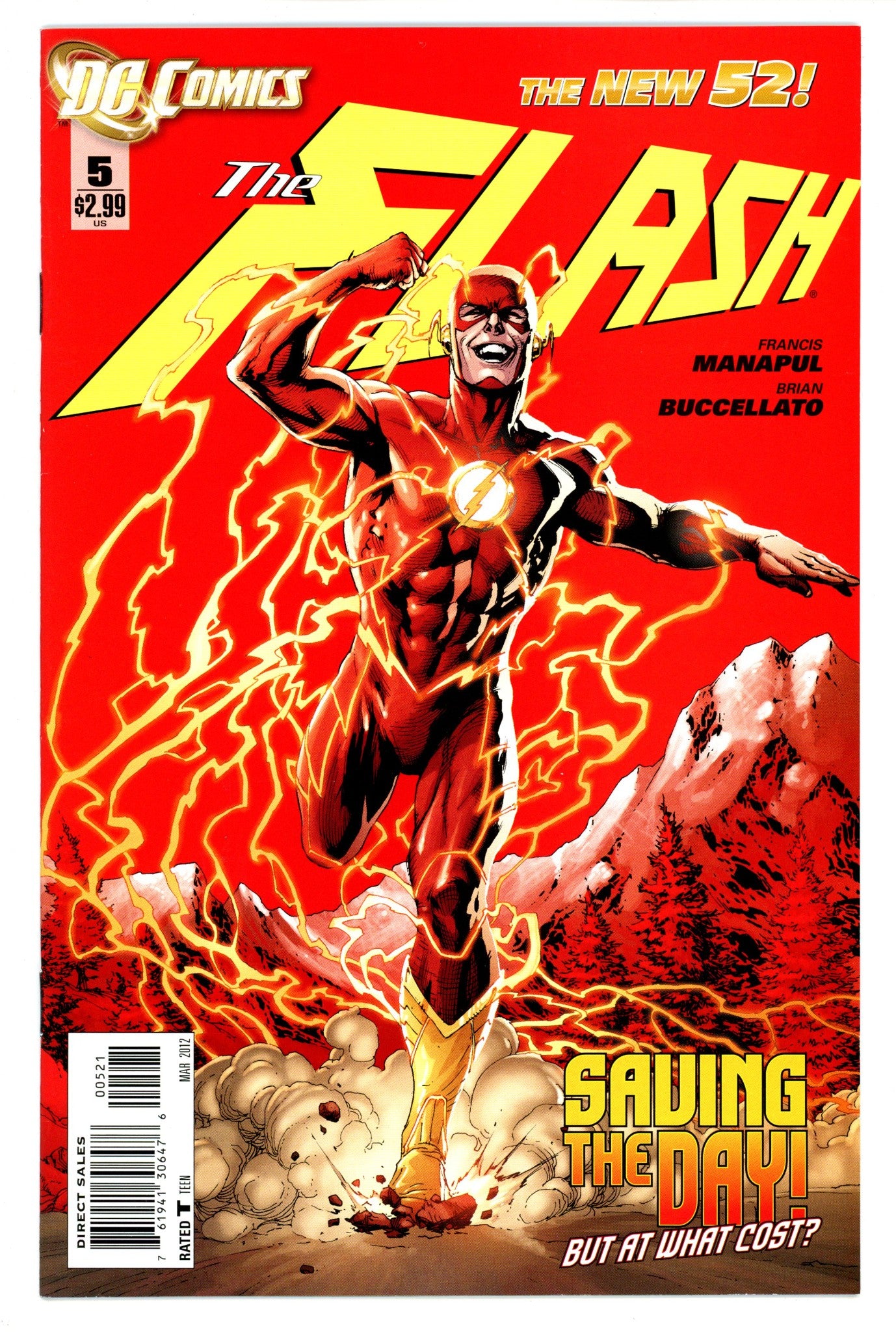 The Flash Vol 4 5 VF+ (8.5) (2012) Frank Variant 