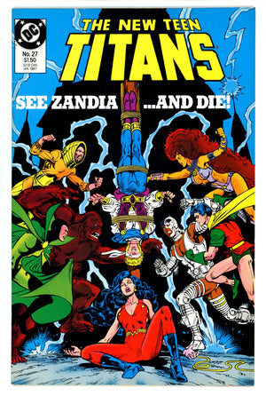 The New Teen Titans Vol 2 27 Mid Grade (1987)