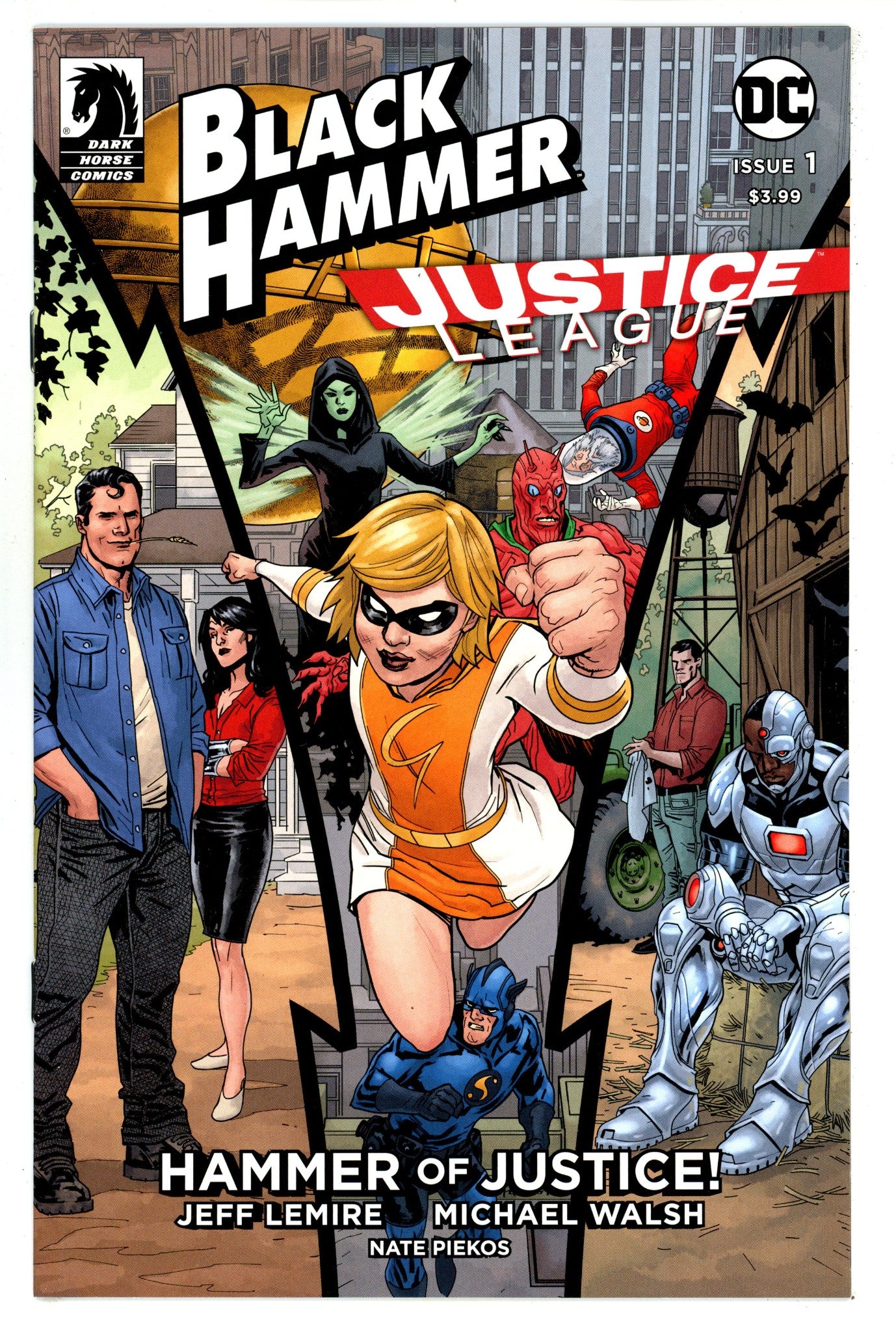 Black Hammer / Justice League: Hammer of Justice! 1 High Grade (2019) Paquette Variant 