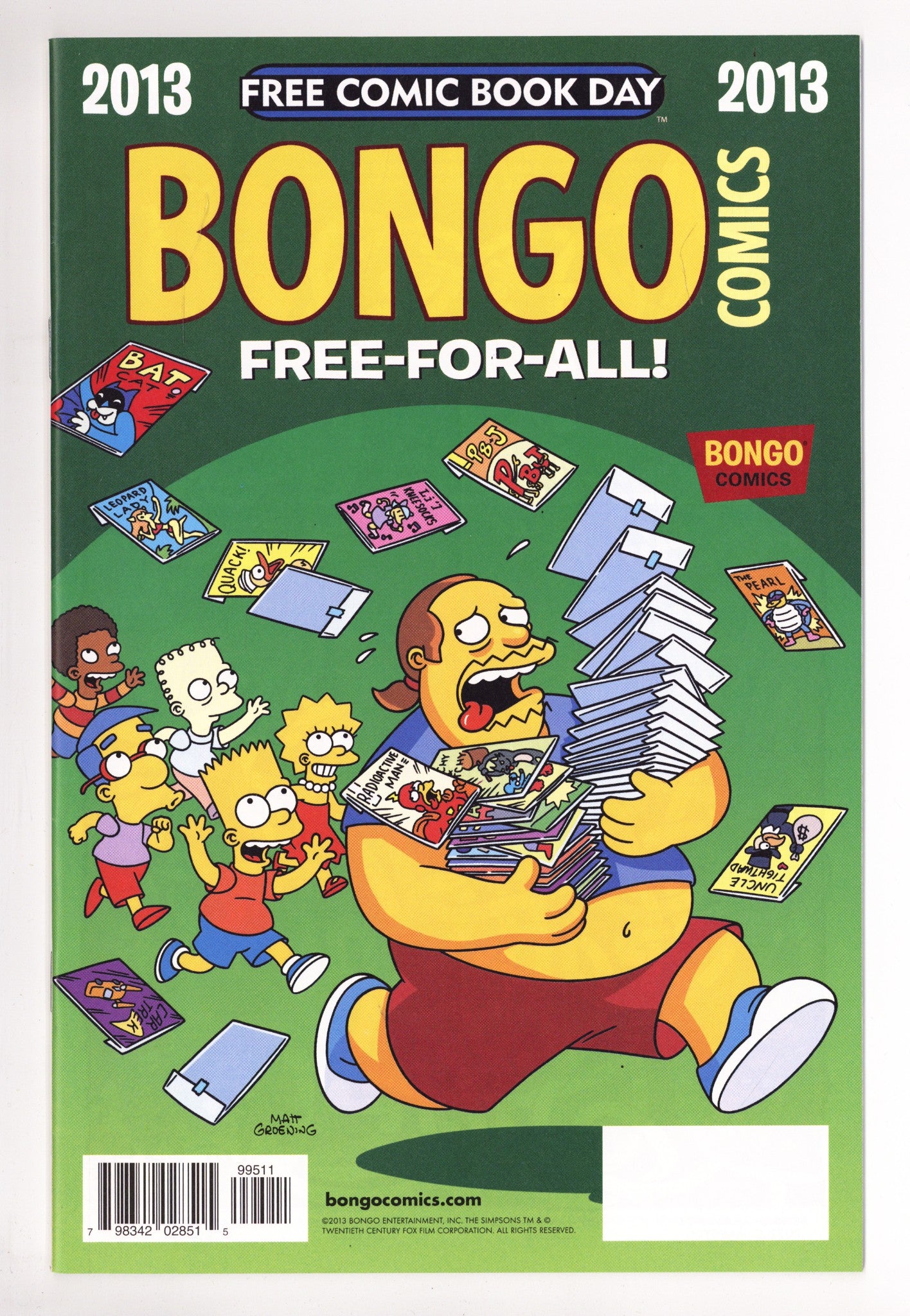 Bongo Comics Free-for-All! 2013 High Grade (2013) 