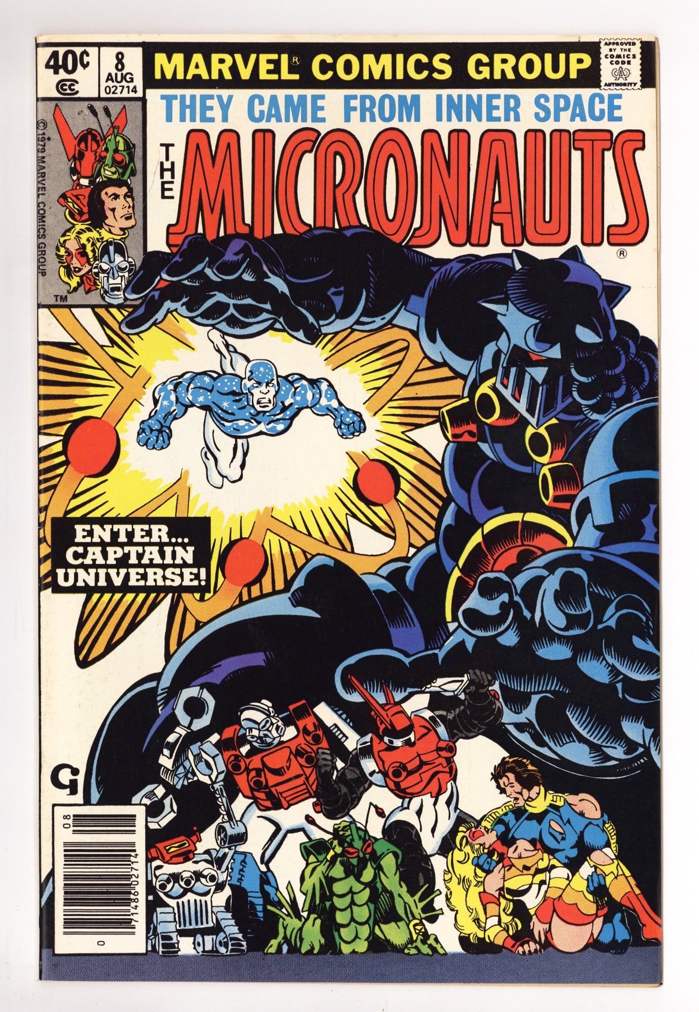 Micronauts Vol 1 8 VF (8.0) (1979) Newsstand 