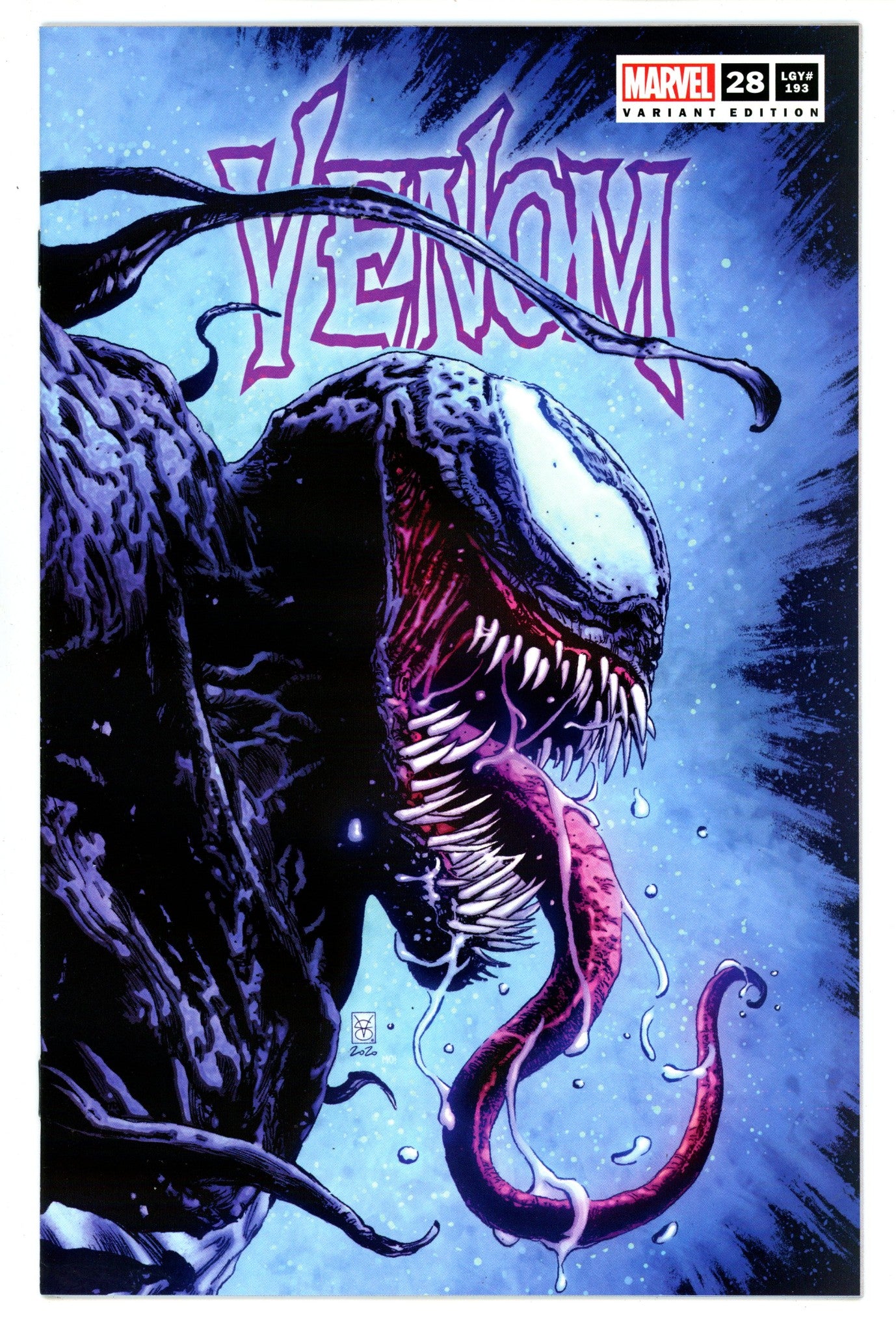 Venom Vol 4 28 (193) NM- (9.2) (2020) Giangiordano Exclusive Variant 