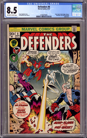 The Defenders Vol 1 8 CGC 8.5 (VF+) (1973)