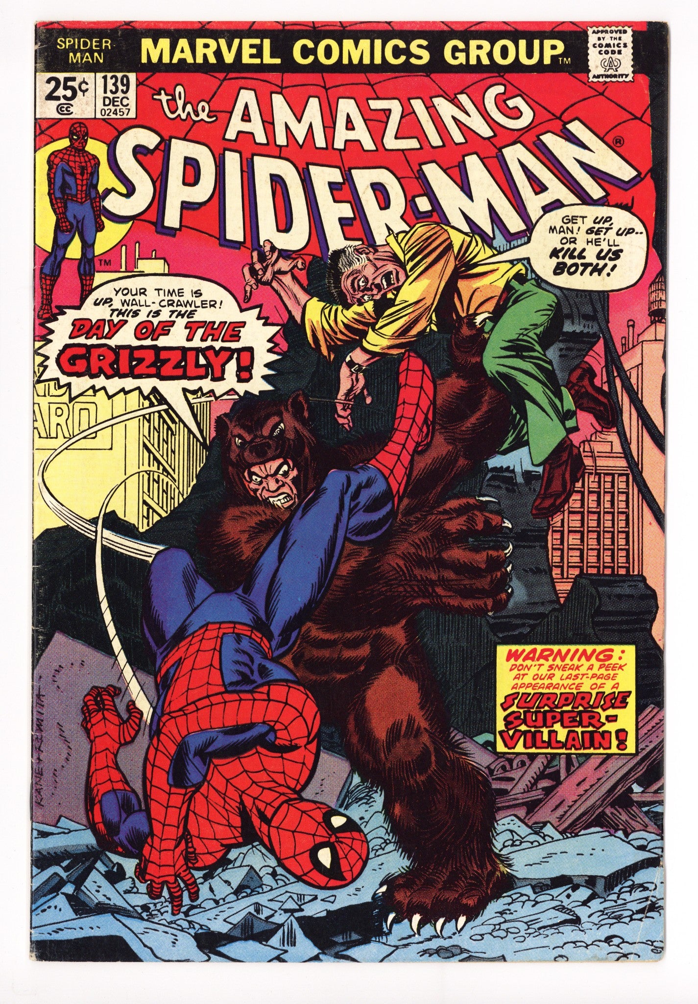 The Amazing Spider-Man Vol 1 139 FN (6.0) (1974) 