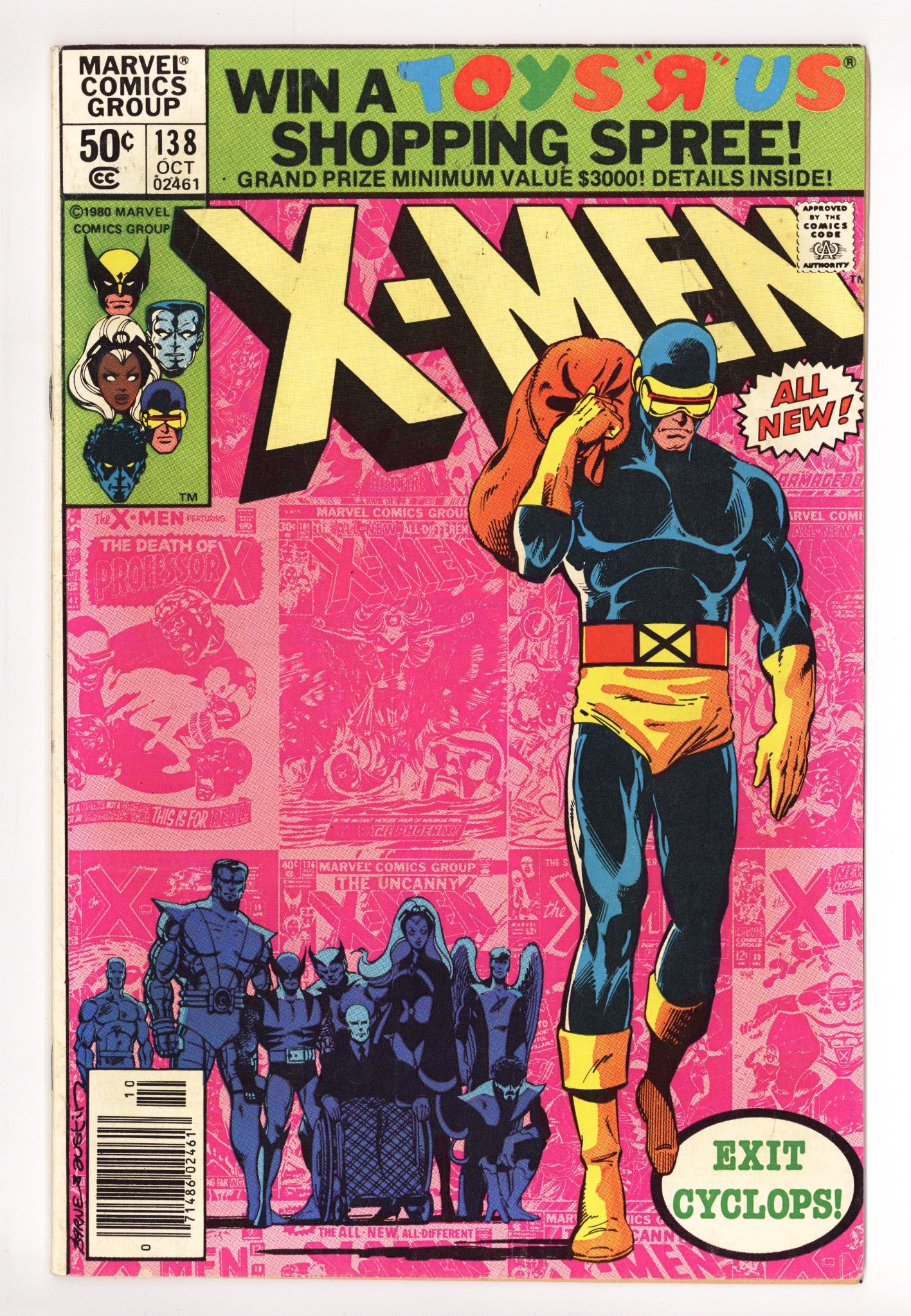The X-Men Vol 1 138 VG+ (4.5) (1980) Newsstand 
