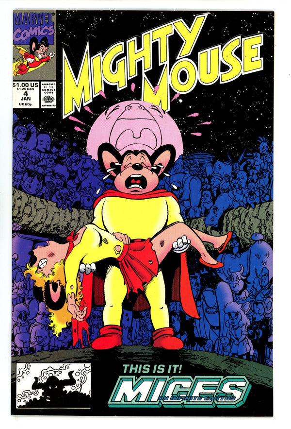 Mighty Mouse 4 VF (8.0) (1991)