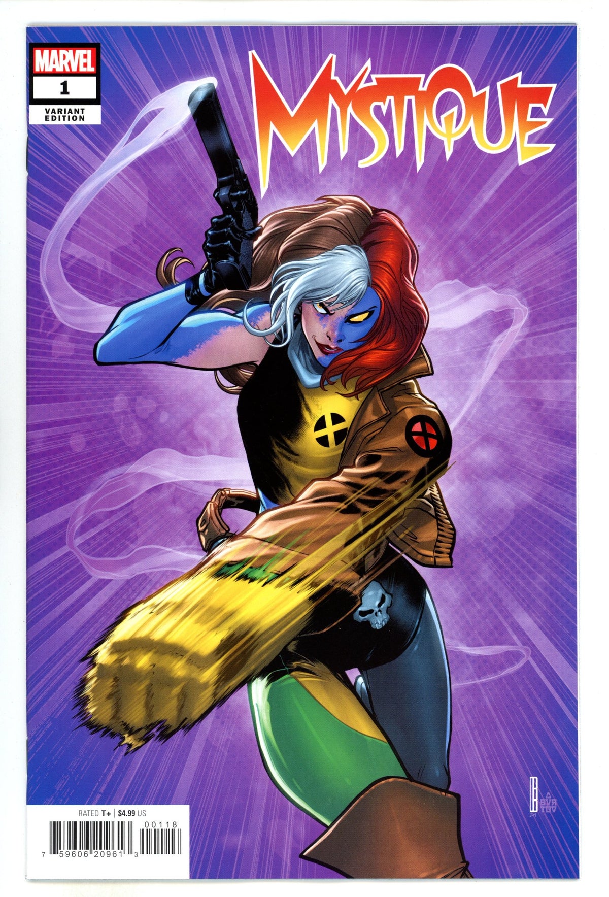 【新品未使用】＜  ＞ロング丈　MYSTIQUE PARK Mystique Vol 2 #1 Marvel NM- (2024) 1:25 Variant Davi | CaptCan