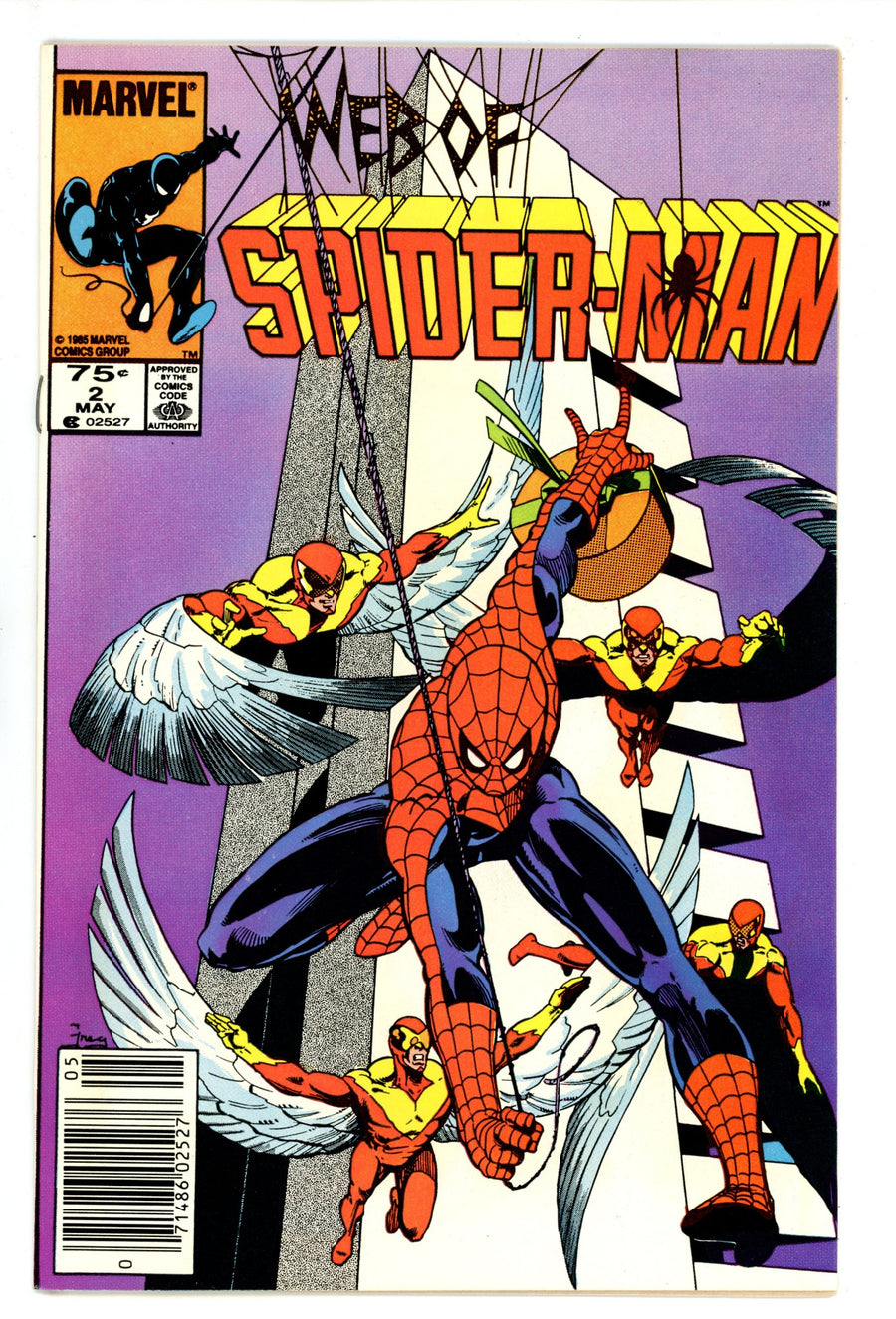 Web of Spider-Man Vol 1 2 VF+ (8.5) (1985) Canadian Price Variant 