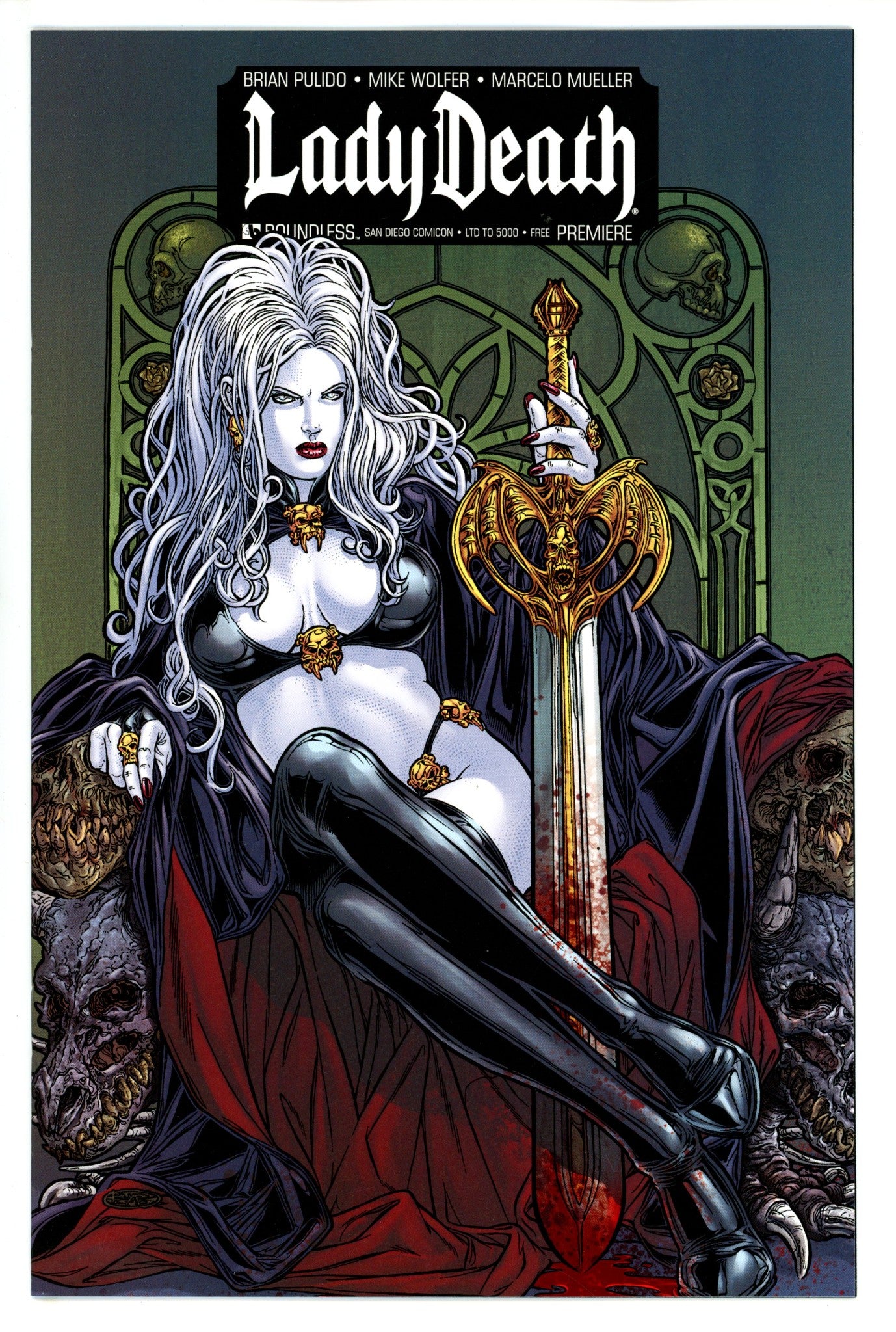 Lady Death: Premiere Vol 3 [nn] Ryp San Diego Exclusive Variant NM (2010)
