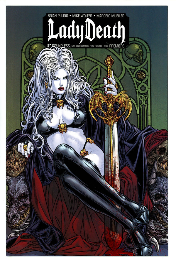 Lady Death: Premiere Vol 3 [nn] Ryp San Diego Exclusive Variant NM (2010)