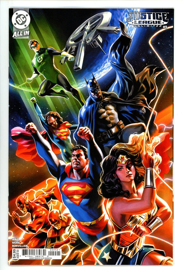 Justice League Unlimited Vol 2 9 Massafera Variant (2025)