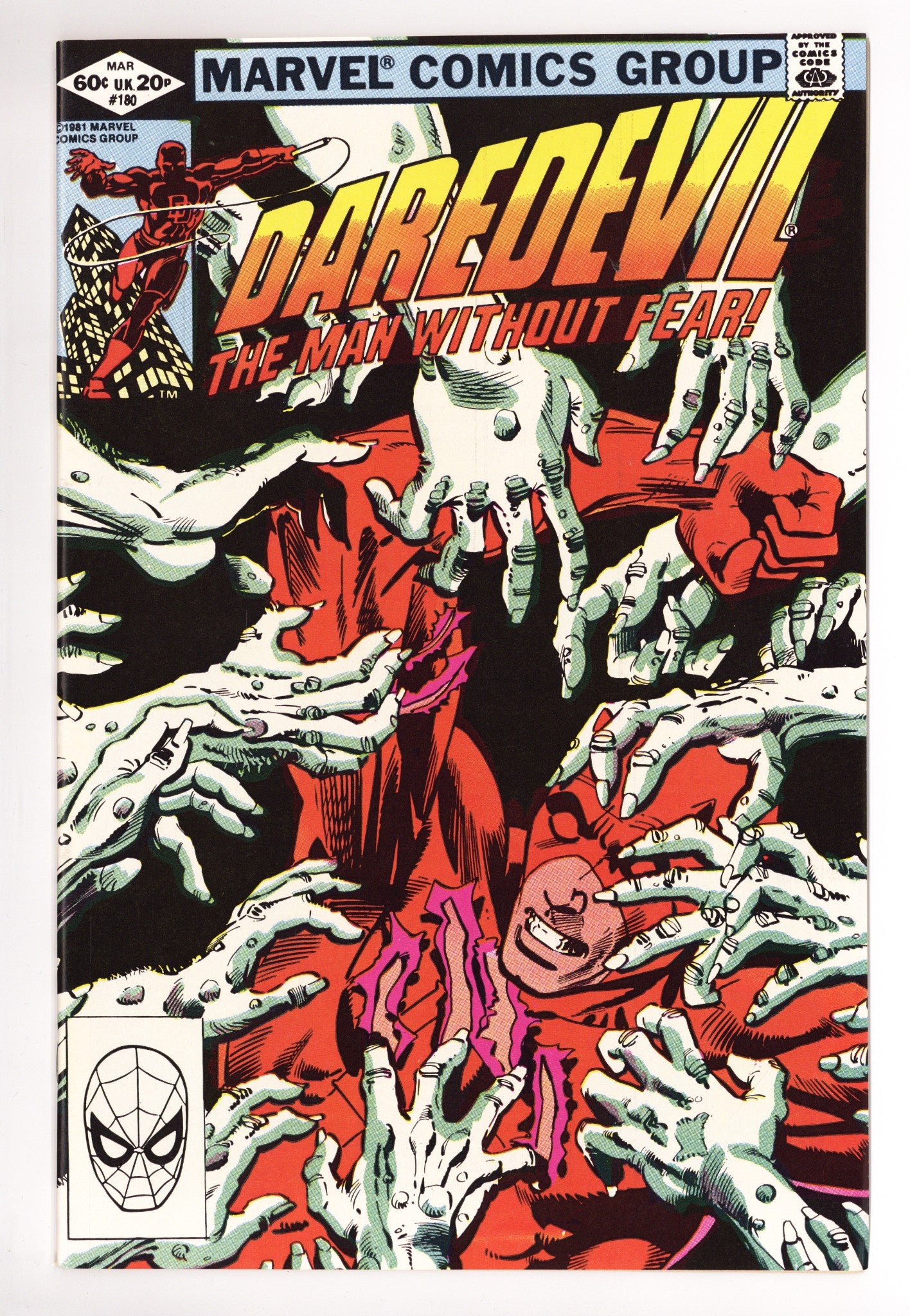 Daredevil Vol 1 180 NM- (9.2) (1982) 