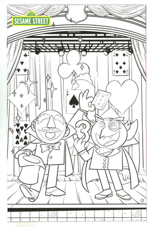 Sesame Street 4 Dove B&W Variant (2024)