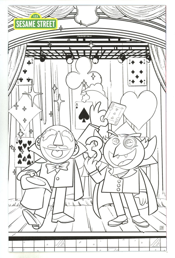 Sesame Street 4 Dove B&W Variant (2024)