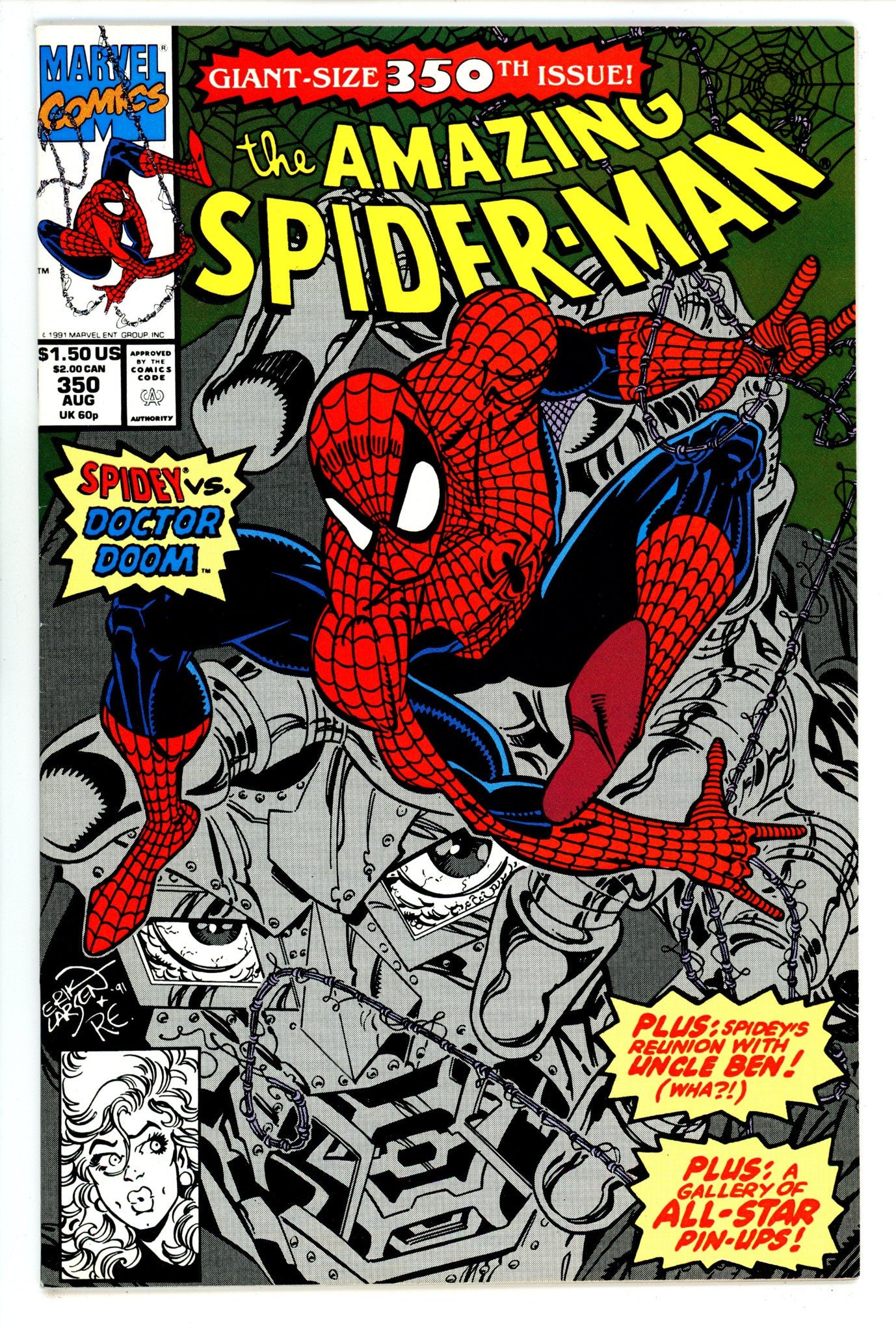 The Amazing Spider-Man Vol 1 350 FN/VF (7.0) (1991) 