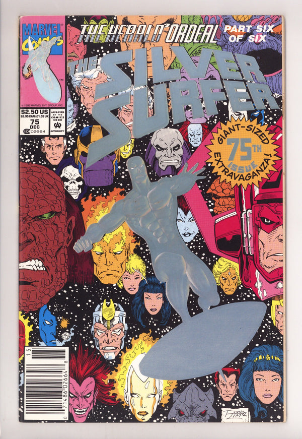 Silver Surfer Vol 3 75 Low Grade (1992) Newsstand