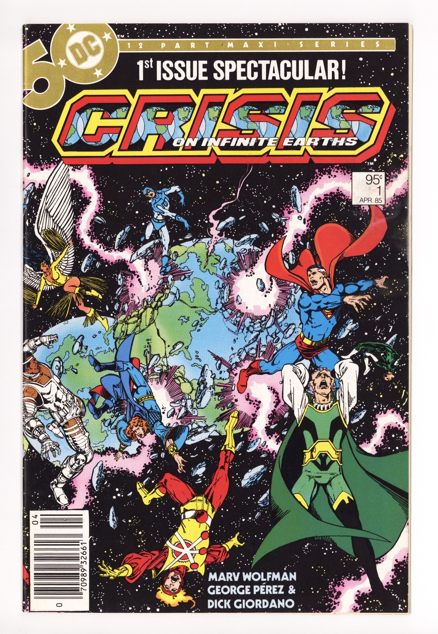 Crisis on Infinite Earths 1 FN (6.0) (1985) Canadian Price Variant 