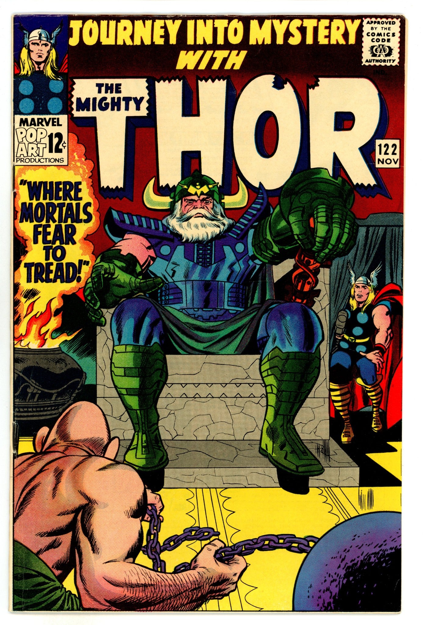 Journey into Mystery Vol 1 122  VF (8.0)  (1965)  