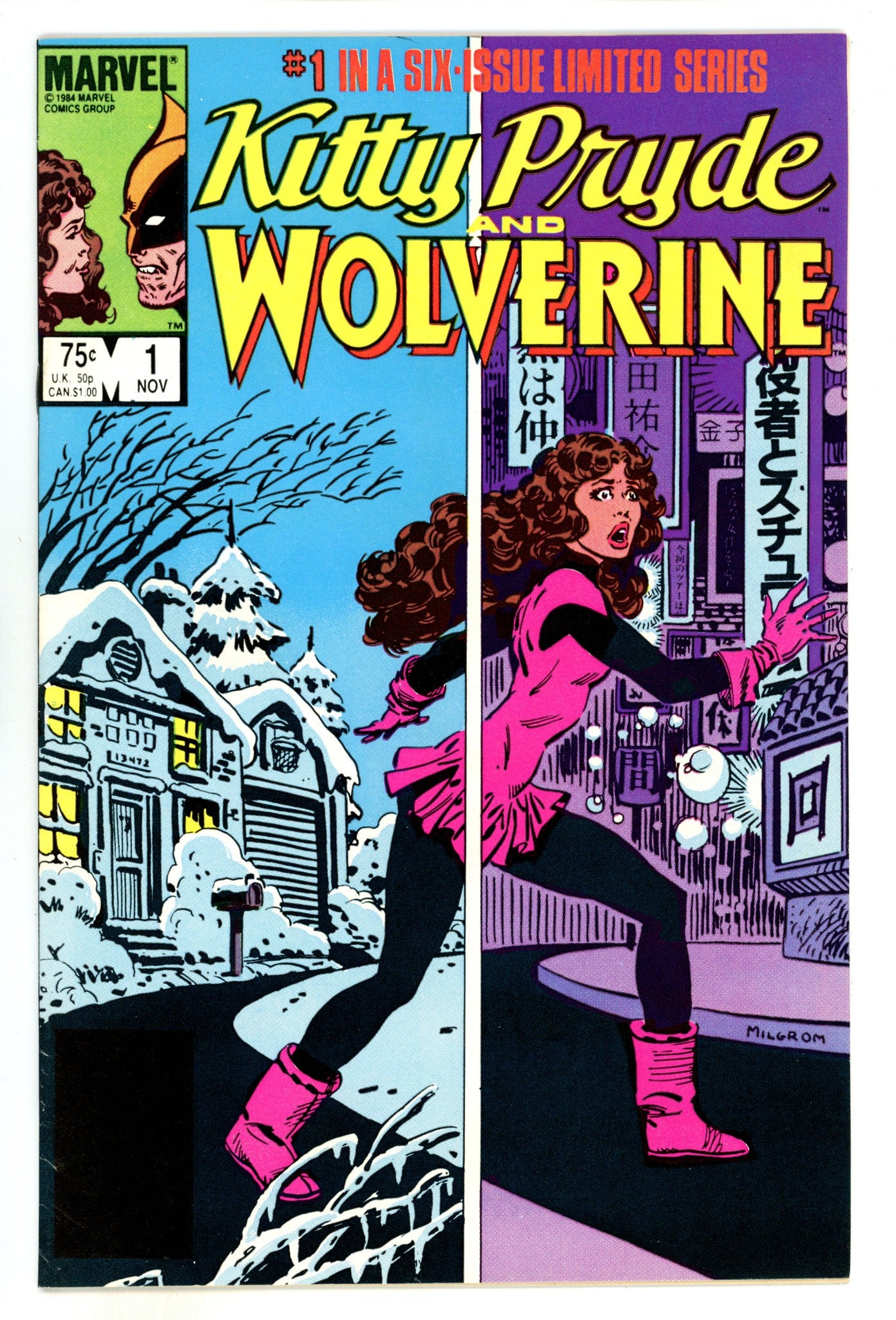 Kitty Pryde and Wolverine  1  VF- (7.5)  (1984)  