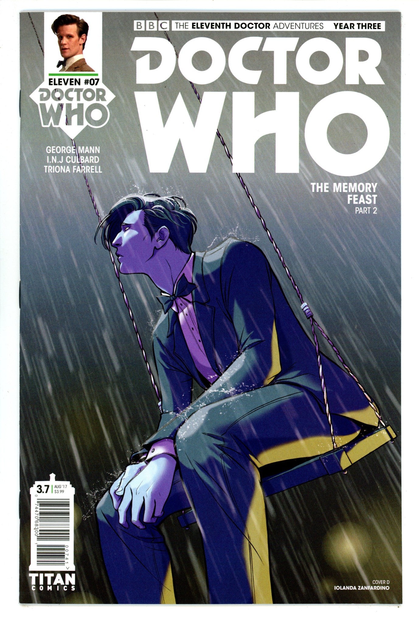 Doctor Who: The Eleventh Doctor, Year Three 7 High Grade (2017) Variant 