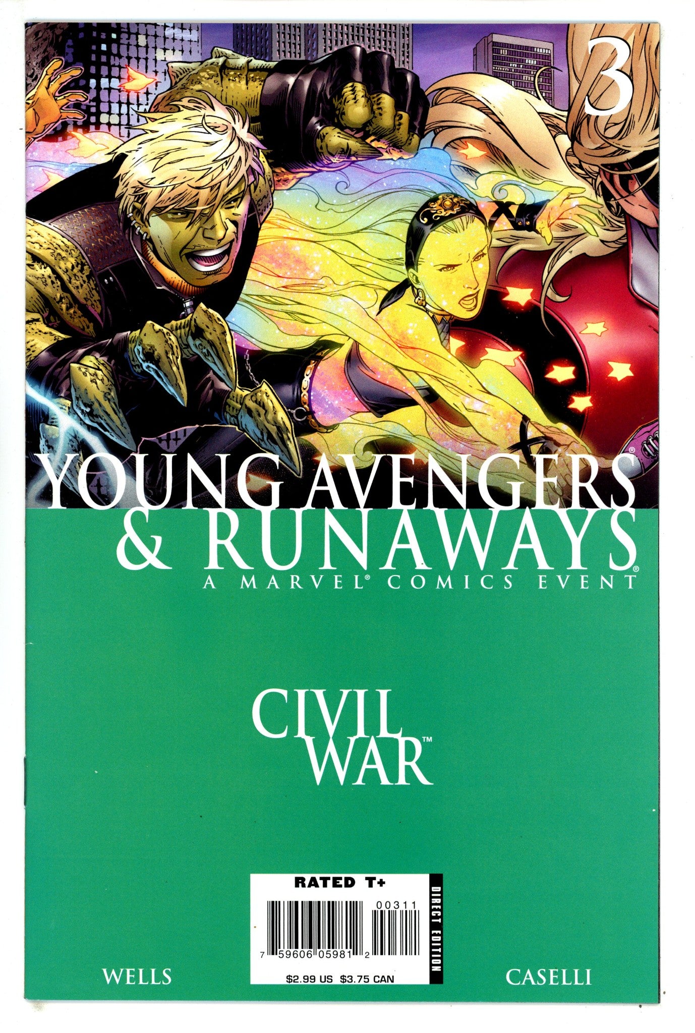 Civil War: Young Avengers & Runaways Vol 2 3 High Grade (2006) 