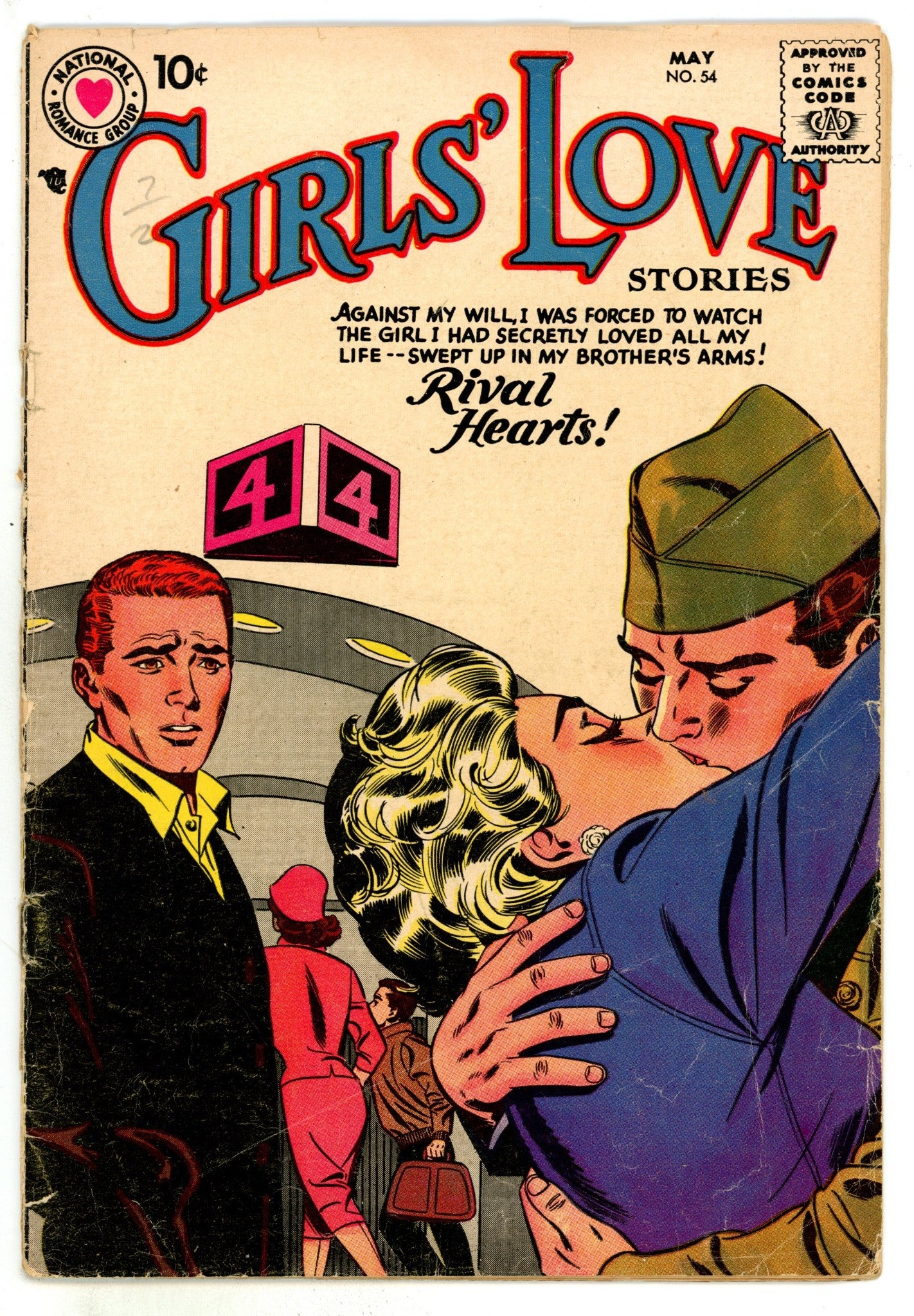 Girls' Love Stories 54 GD (2.0) (1958) 